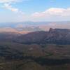 As seen from (flying out of) the Lost Creek Wilderness area. Unfortunately I didn't have a real camera.