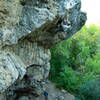 Dallin resting on the bomber knee bar