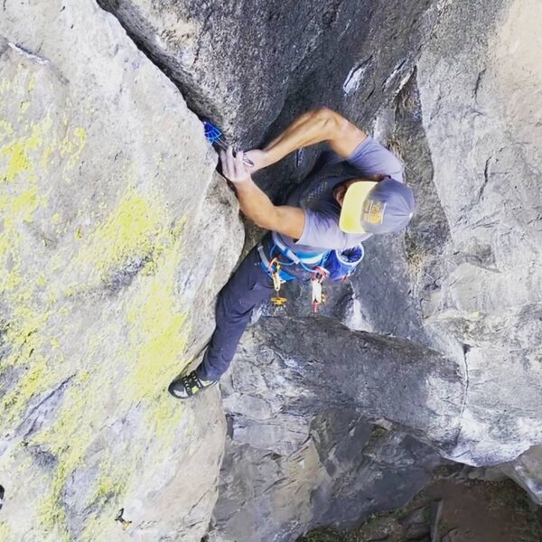 Mau on "La verde"(the green one) 5.11- Trad R