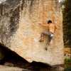 A gorgeous face on a scenic boulder