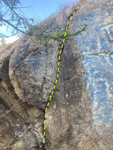 Start low and take the finger crack to the top.