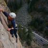 Alexis having a blast toproping Animation, 5.8.