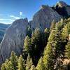 Fi, Fo, and Fum from the summit of Finger Flatiron.