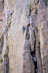 Anela DeLaveaga running up Cat in the Hat. October 2021