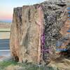Vertical crimpy wall on the flat block