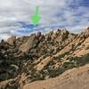 Cochise Dome as viewed from Waterfall Dome