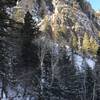 The route from the road.