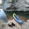 Two rocks used as kayak anchors haha.