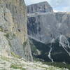 Fedele in the distance, in the black streak, from the start of the Friendship route.