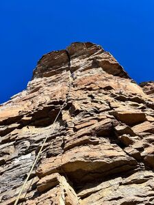 On my way up this gem!