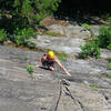 Penni Kaufman follows Snake Skins 5.7, 120'.