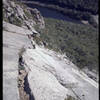 The first ascent of Lakeview with the Wiessner's Buttress finish by Andy Fisher, Roger Damon and Dan Brodien in 1962. Photo courtesy of Dan Brodien.