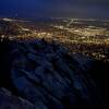 The First Flatiron at night.