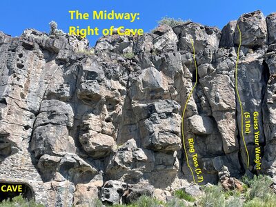 Rock Climbing in The Midway, South Idaho
