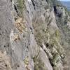 Picture Corey took of me on the crux pitch while he was on the OR