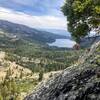 View of Donner Lake from the top
