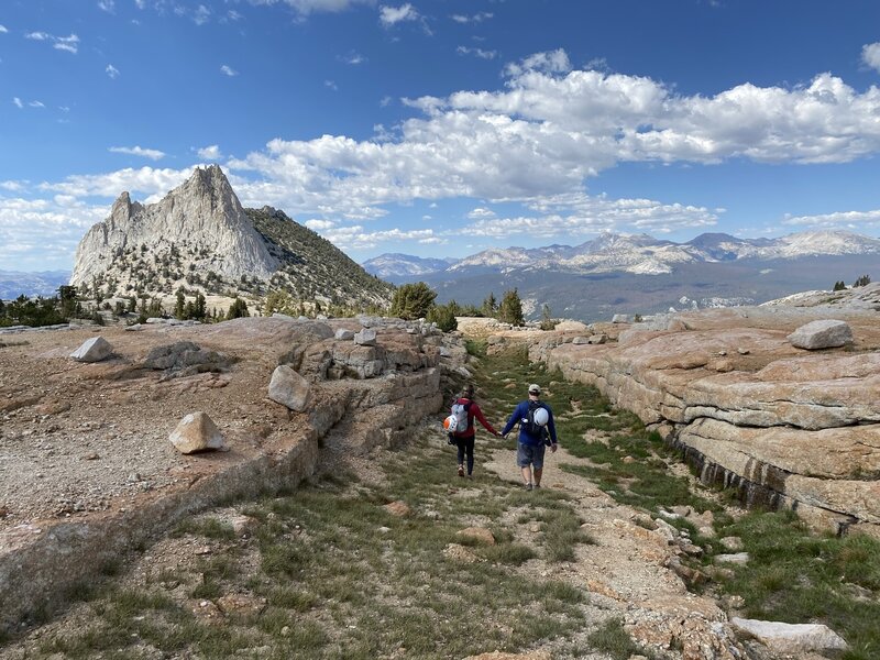 The view you get to enjoy after climbing Matthes Crest :)