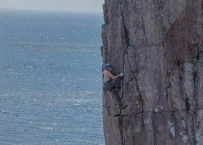 Rope soloing Mr. Lean 06-2022