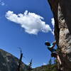 Agent 86 at Kaos Wall, Independence Pass.