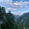 The view down the canyon from the Hideout makes the hike up worth it.