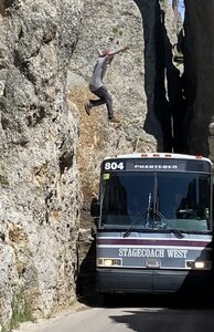Bus jump baby!