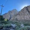 Late afternoon looking towards Scheelite Canyon