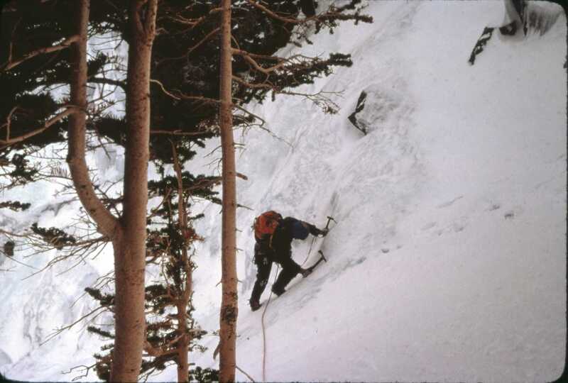 Moderate ice on Mt. Lincoln. 1978.