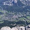 Cortina d Ampezzo valley from the Tofana Tram