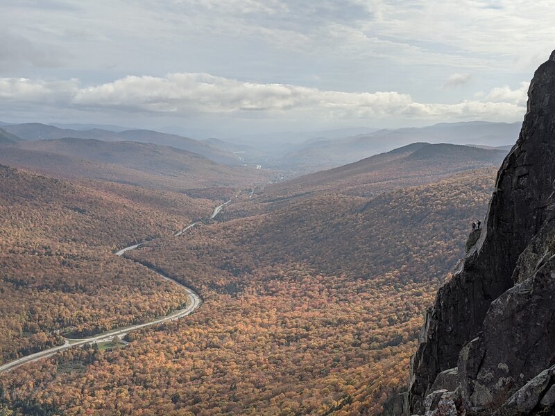 Party high up on WG, viewed from The British Were Coming. 10/10/2021