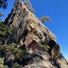 The NW Arete from the base.