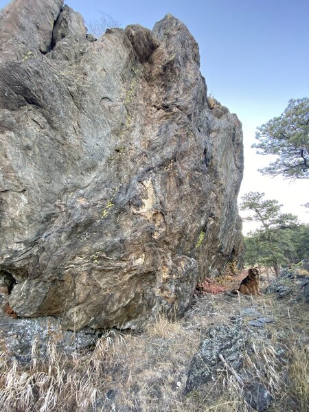 The Prophet Bloc - this face is very visible from the trail.