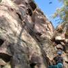 First time touching rock