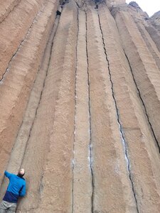 Suzuki is the chalked double crack in center of photo, just left of Mr Squiggles