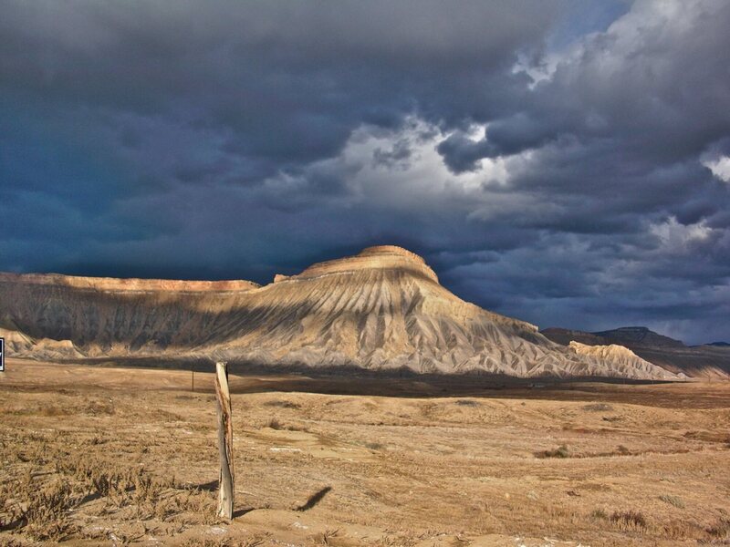 Mt Garfield. 
<br>

<br>
Photo by Carol Crockett.