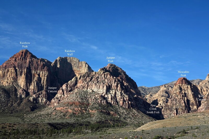 Canyon Overview on the approach.
