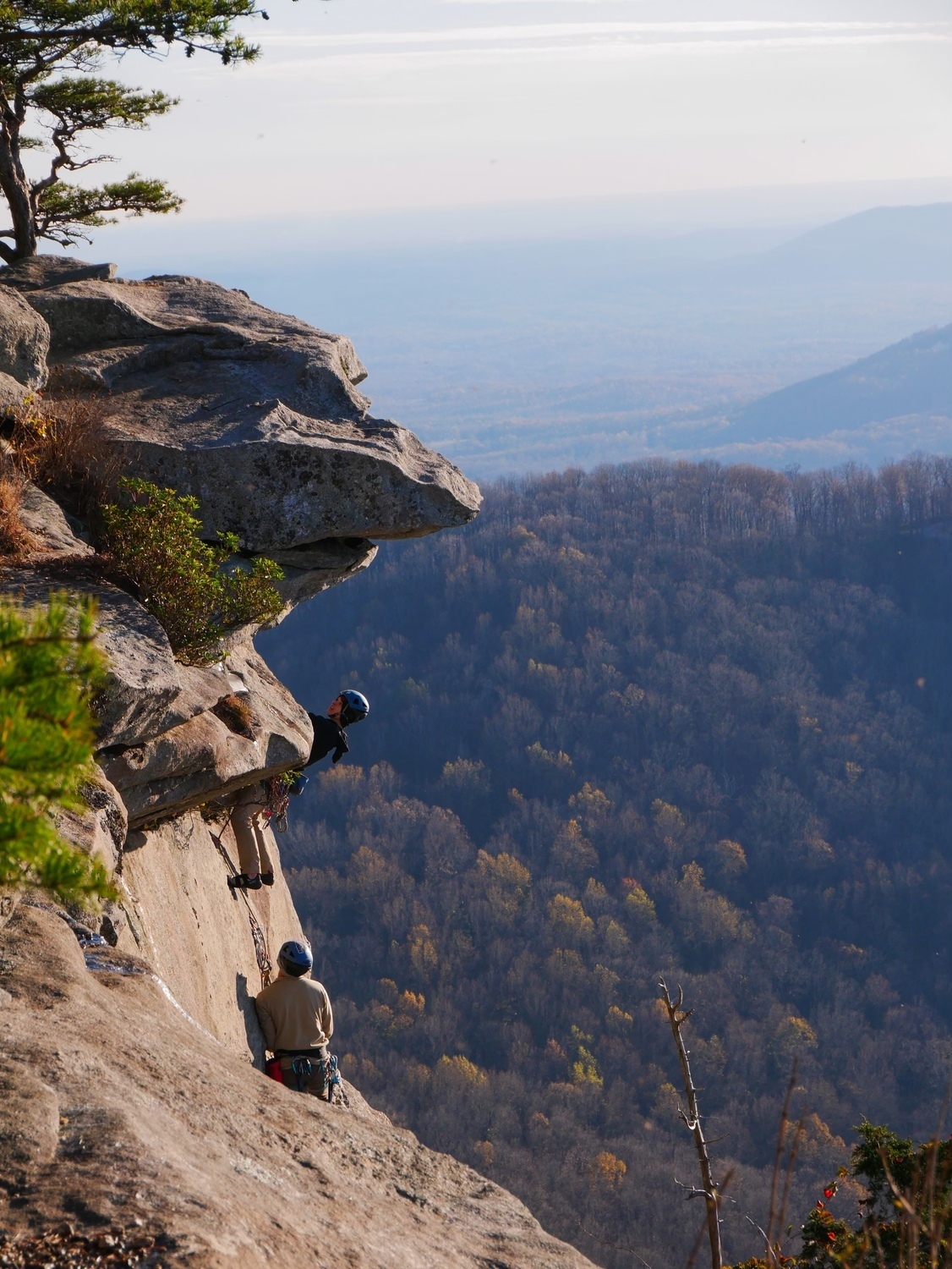 Mount Yonah, First Overhang