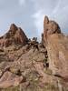 JAKS crack is on the right in this pic. The rocks are facing south, the right is NE fin #3, and on the left is NE fin #2.