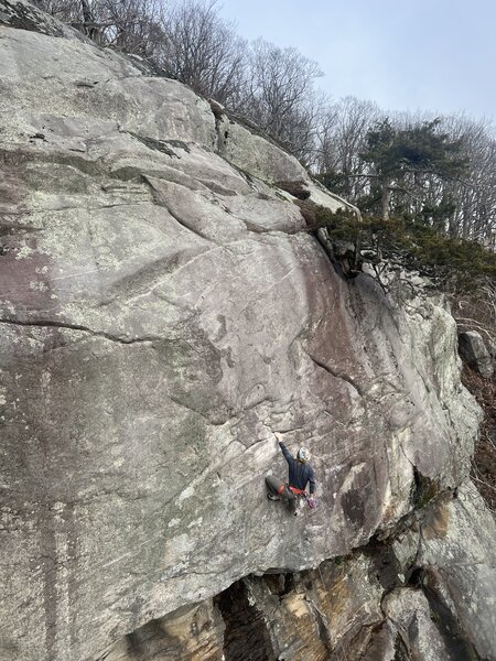 Climber Established Post Crux