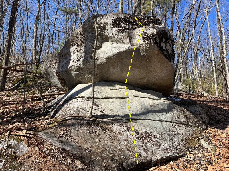 Bouldering in Vinton Pond, Eastern, MA