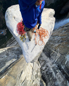 Nothing like ending the climb on an island in the sky