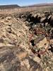 Photo of the Boulder taken standing on the ridge a few hundred feet left of the upper parking.