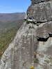 Climber on The Prow