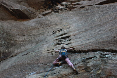 Rock Climb K.S.B., Red River Gorge