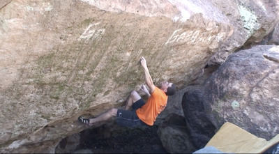 100 Miles - Joe gearing up for the throw.