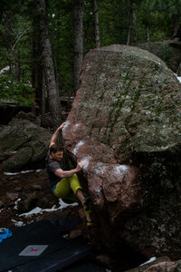 Ryan showing off his newfound dad strength.