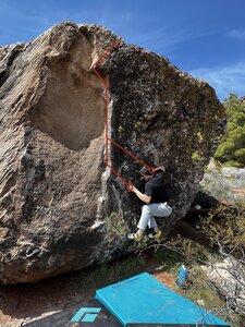 The two start crimps should be decently marked/chalked