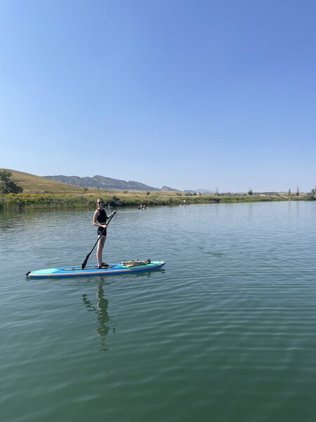 Stand Up Paddleboarding in Chatfield State Park