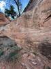 The final climbing section.
