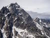 The complete north ridge of Stuart, from the summit of Argonaut. Picture taken afternoon of 2023-06-17.