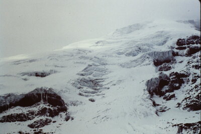Glacier above the hut ( 1992)